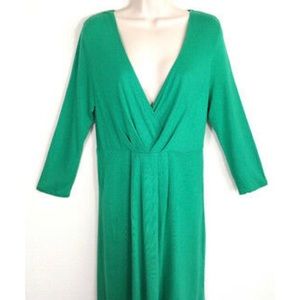 Old Navy Cross-Front Jersey Dress in Gestalt Green